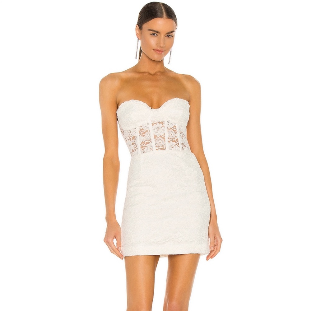 Bardot Laced corset dress